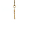 vintage Gouden kruis hanger met diamant 14 krt