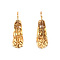 vintage Golden fantasy earrings 18 carat