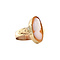 vintage Ring met camee 12 krt