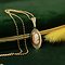 vintage Gold pendant with cameo 14 kt