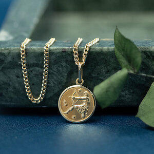 Gold gourmet necklace 14 kt