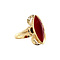 vintage Gold ring with carnelian 14 kt