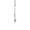 vintage Witgouden hanger met diamant 14 krt