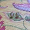 vintage Gold stud earrings with opal 14 kt