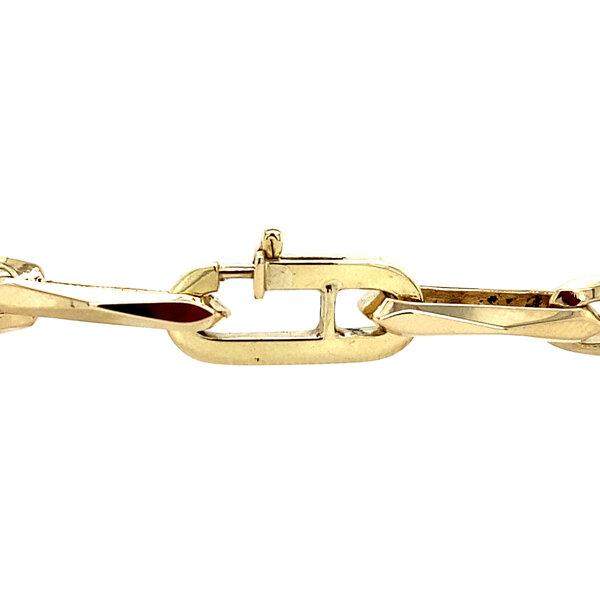 vintage Gold closed for ever bracelet 14 krt