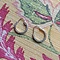 vintage Gold fantasy earrings 14 krt