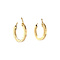vintage Gold fantasy earrings 14 krt