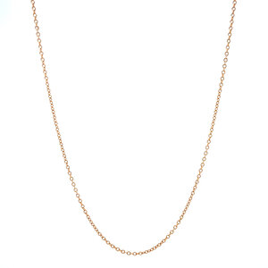 Gold anchor necklace 18 krt
