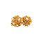 vintage Gold Zeeland button ear studs 14 krt