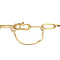 vintage Gouden vintage closed forever armband 14 krt