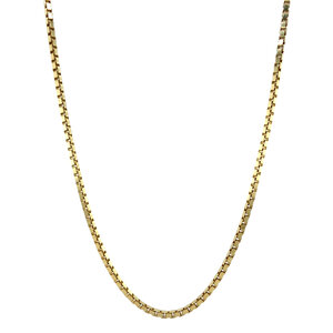 Gold venetian necklace 14 krt