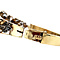 vintage Gold vintage bangle with rose-cut diamond and enamel 14 kt/925