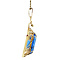 vintage Gouden vintage hanger met spinel 14 krt