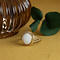 vintage Gouden vintage ring met opaal 14 krt