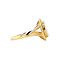 vintage Gouden vintage ring met opaal 14 krt