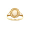 vintage Gouden vintage ring met opaal 14 krt