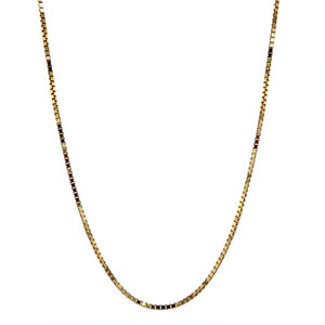 Gold venetian necklace 14 krt