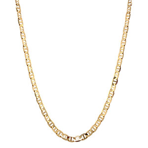 Gold navy necklace 14 krt