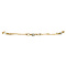 vintage Gold bracelet with pearl 14 krt