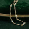 vintage Gold bracelet with pearl 14 krt