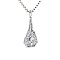 vintage Zilveren vintage hanger met diamant 925
