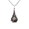 vintage Silver pendant with diamond 925