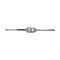 vintage White gold brooch with diamond 18 kt