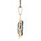 vintage Gouden hanger met spinel 14 krt