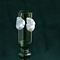 vintage Gold earrings with pearl 14 krt