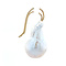 vintage Gold earrings with pearl 14 krt