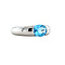 vintage Witgouden ring met topaas 14 krt