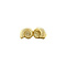 vintage Gold shell stud earrings 14 kt