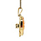 vintage Gouden hanger met camee 14 krt