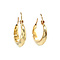 vintage Gold fisherman's hoop earrings 14 kt