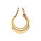 vintage Gold fisherman's hoop earrings 14 kt