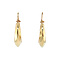 vintage Gold fisherman's hoop earrings 14 kt