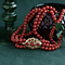 vintage Bloedkoraal collier met gouden sluiting 14 krt