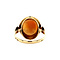 vintage Gouden ring met camee 14 krt