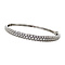 vintage White gold vintage bangle with diamond 18 kt