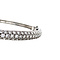vintage White gold vintage bangle with diamond 18 kt