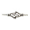 vintage White gold vintage bracelet with diamond 18 kt