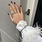 vintage White gold vintage bracelet with diamond 18 kt