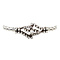 vintage White gold vintage bracelet with diamond 18 kt