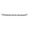vintage White gold tennis bracelet with diamonds 17.5 cm 14 krt