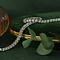 vintage White gold tennis bracelet with diamonds 17.5 cm 14 krt