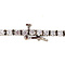 vintage White gold vintage tennis bracelet with diamond 17.5 cm 14 kt
