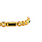 vintage Gold bracelet with sapphire and diamond 18 krt