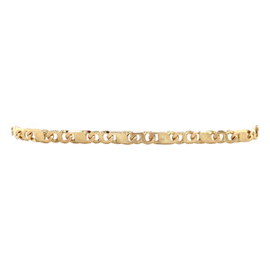 Gouden fantasie armband 14 krt