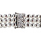 vintage Vintage white gold fantasy bracelet with diamond 18 kt