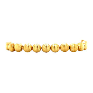 Golden fantasy bracelet 18 carat